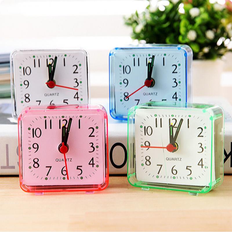 Square Table Bed Alarm Clock Bedroom Bedside Electronic Desktop Digital Alarm Clocks Home Decor