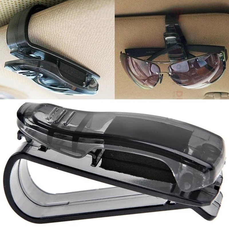 AUTO ACCESSORIES Glasses Case Auto Fastener Cip Car Sun Visor Sunglasses Holder  Vehicle Accessories