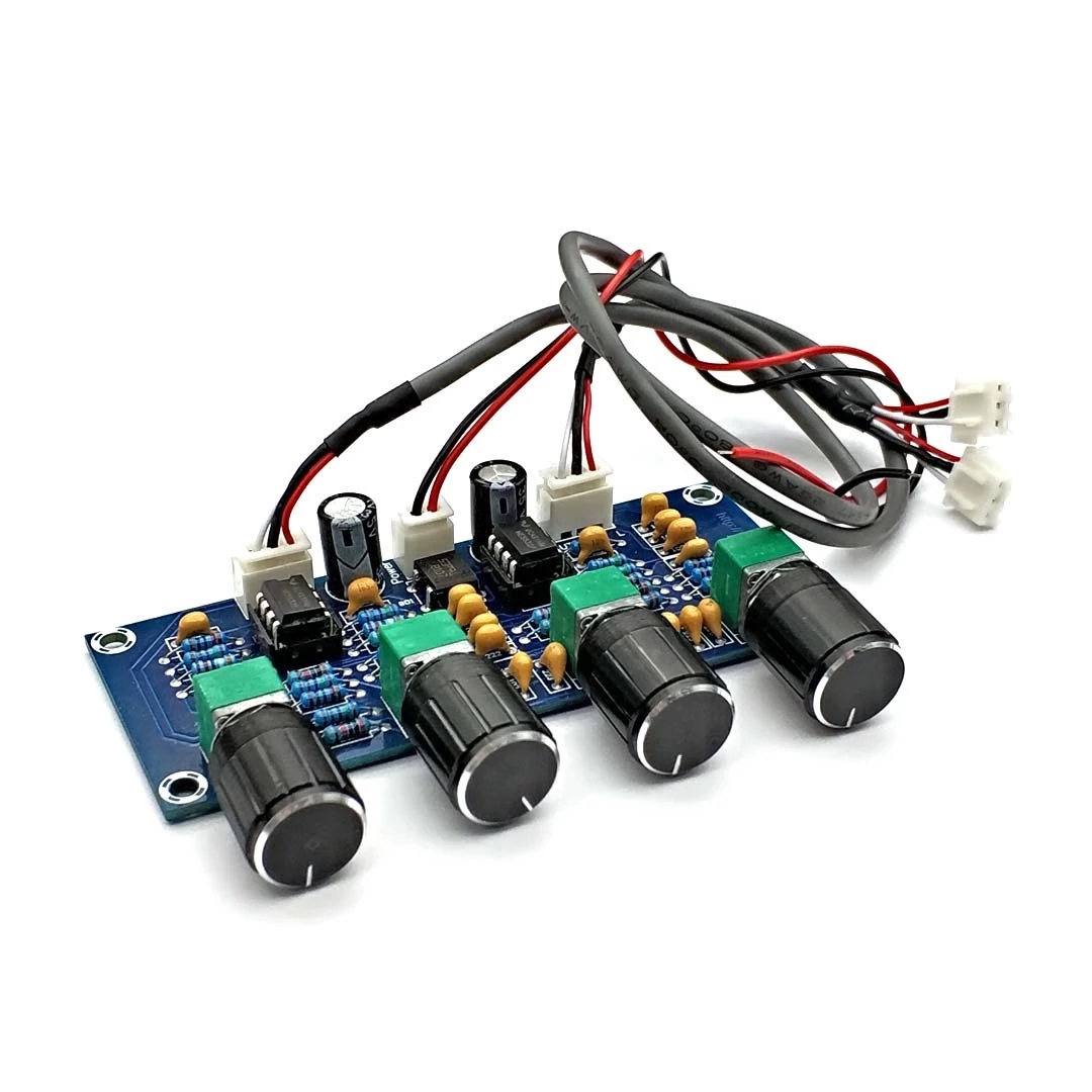 XH-A901 NE5532 Tone Board Preamp Pre-amp with Treble Bass Volume Adjustment Pre-amplifier Controller