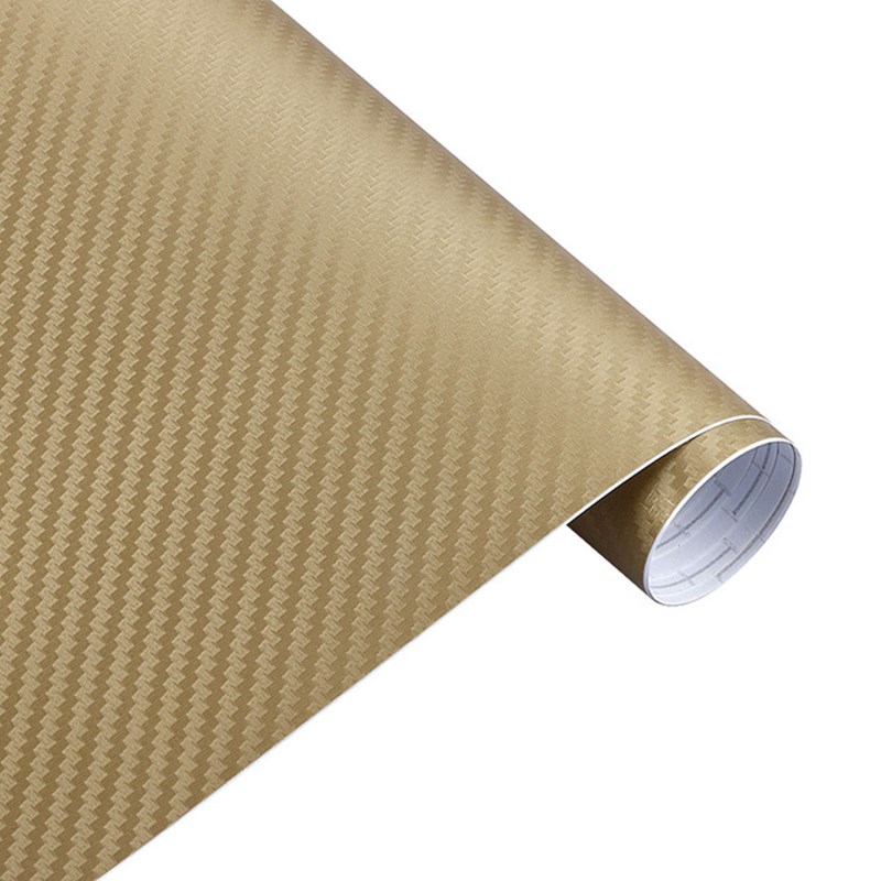 30cmx127cm 3D Carbon Fiber Vinyl Car Wrap Sheet Roll Film Car Stickers and Decal Styling Automobiles