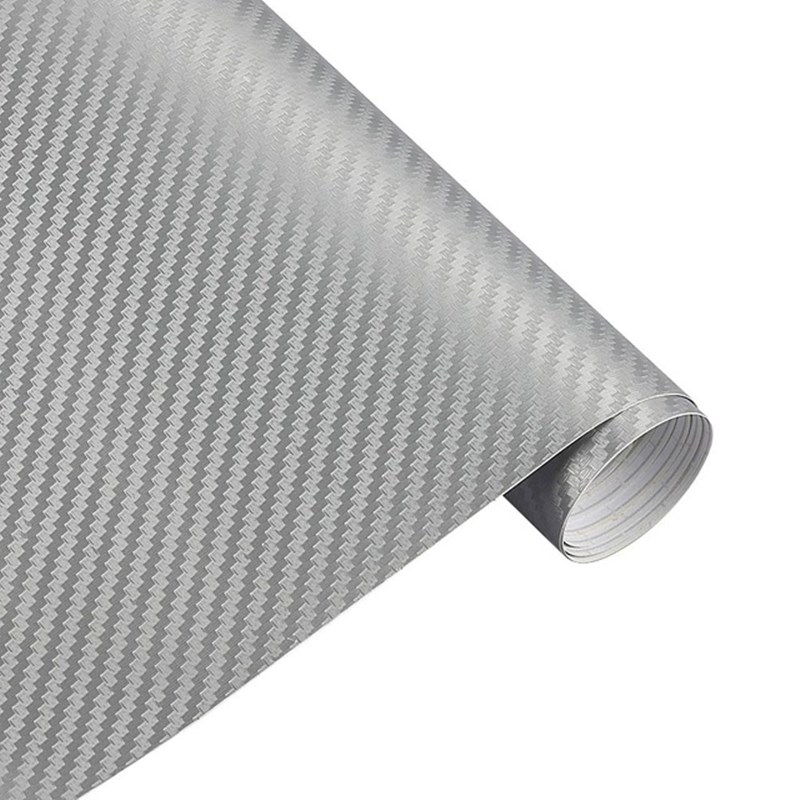 30cmx127cm 3D Carbon Fiber Vinyl Car Wrap Sheet Roll Film Car Stickers and Decal Styling Automobiles