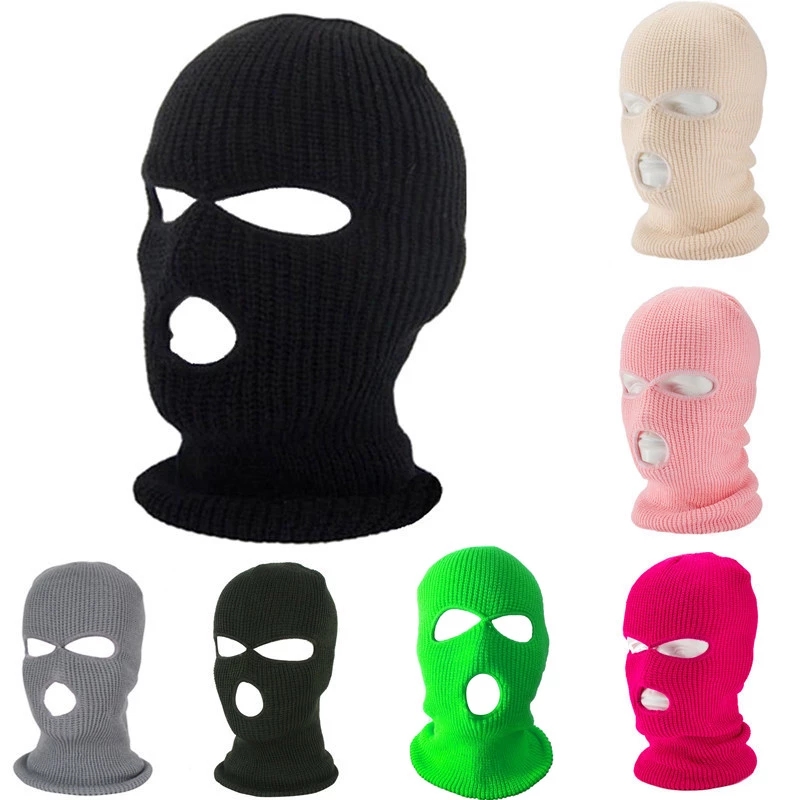 Mask Hat Winter Cover Neon Mask Green Halloween Caps For Party Motorcycle Bicycle Cycling Pink Masks