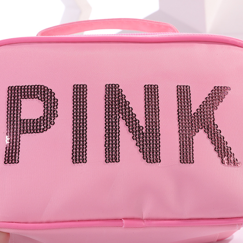 New PINK Women Multifunction Cosmetic Bag Toiletries Organizer Travel Make Up Cases Organizer