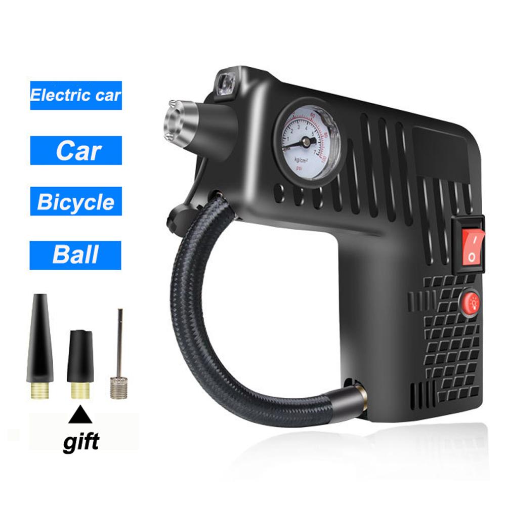 Air Compressor Electric Auto Car Bike Tire Inflator Pump 12V 8A Auto High Pressure Inflator Compres