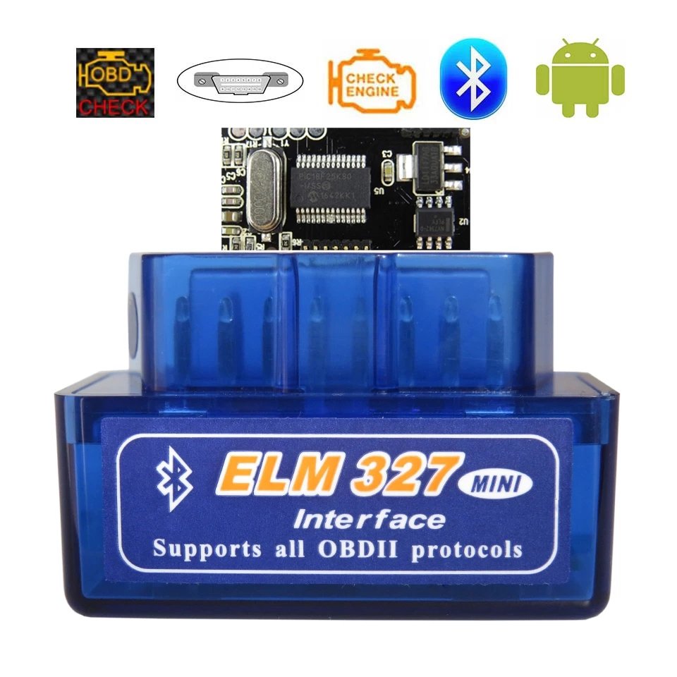 OBD2 Scanner ELM327 Bluetooth V1.5 OBDII Car Diagnostic Scanner Android Code Reader Diagnostic Tools