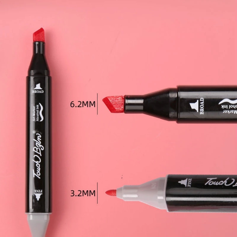 30/40/60/80 Marker Pen Brush Dual Headed Watercolor Brush pen Sketch Alcohol markers drawing paint