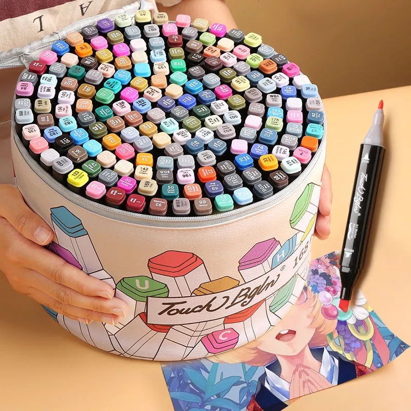 30/40/60/80 Marker Pen Brush Dual Headed Watercolor Brush pen Sketch Alcohol markers drawing paint