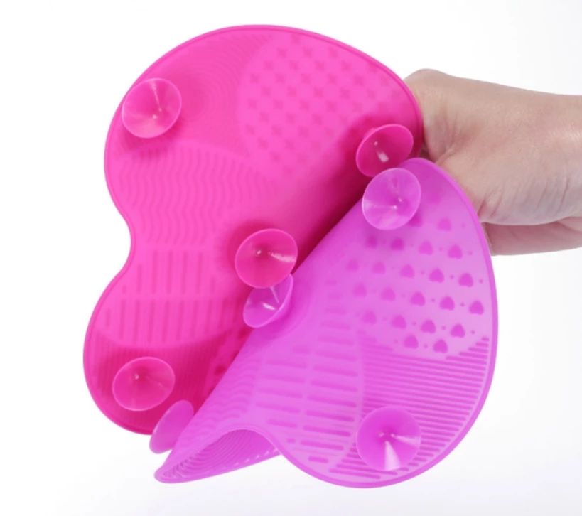 1 Pcs Makeup Brush Cleaning Silicone Brush Cleaner Make Up Little Scrubber Board Pad Cosmetic Tool
