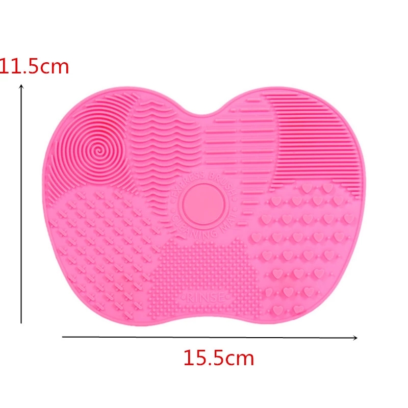 1 Pcs Makeup Brush Cleaning Silicone Brush Cleaner Make Up Little Scrubber Board Pad Cosmetic Tool