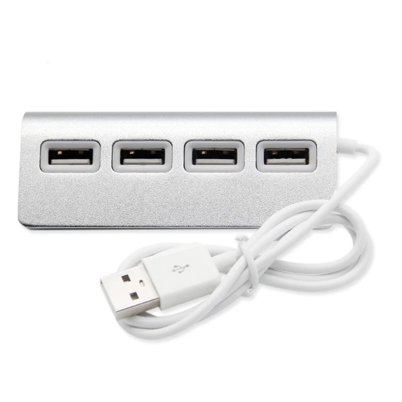 1pcs High Speed USB HUB 4 Port USB 2.0 Port Portable OTG Aluminum USB Splitter Cable Laptop Tablet