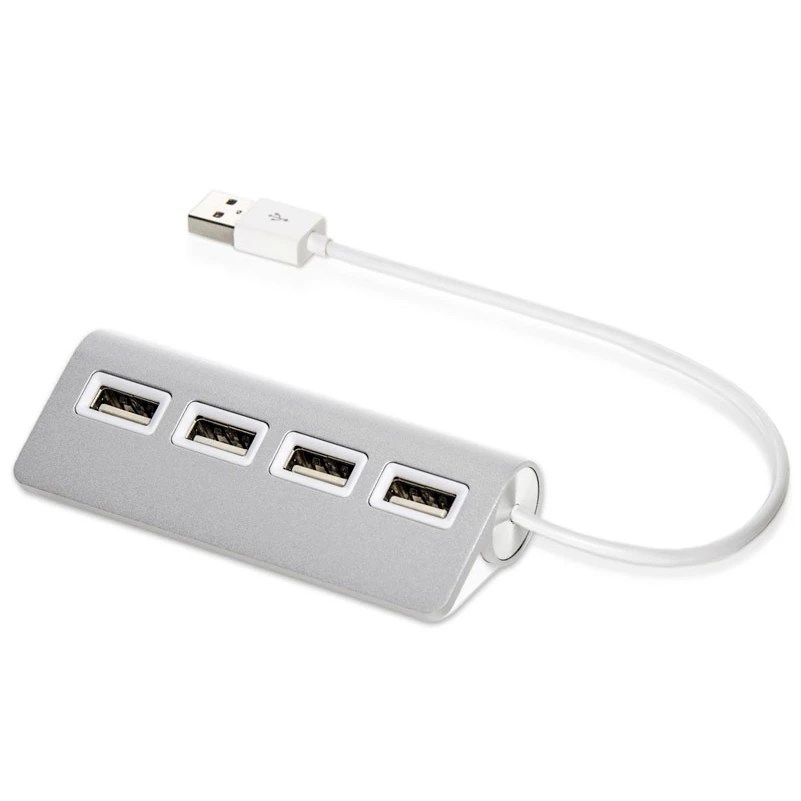 1pcs High Speed USB HUB 4 Port USB 2.0 Port Portable OTG Aluminum USB Splitter Cable Laptop Tablet