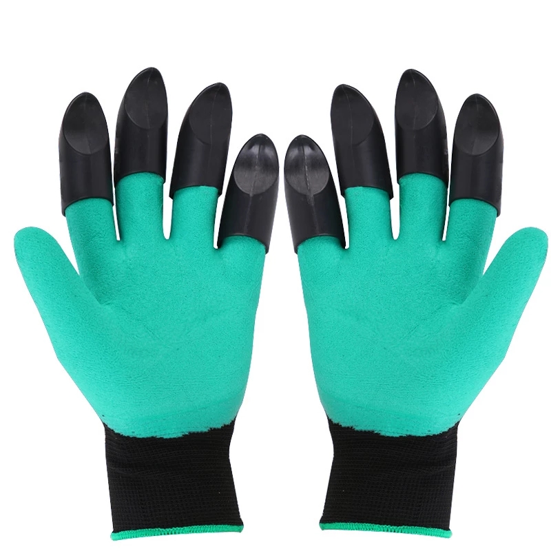 Garden Gloves Hand Claw ABS Plastic Garden Gloves Protect Nails Planting Waterproof Outdoor Gadgets