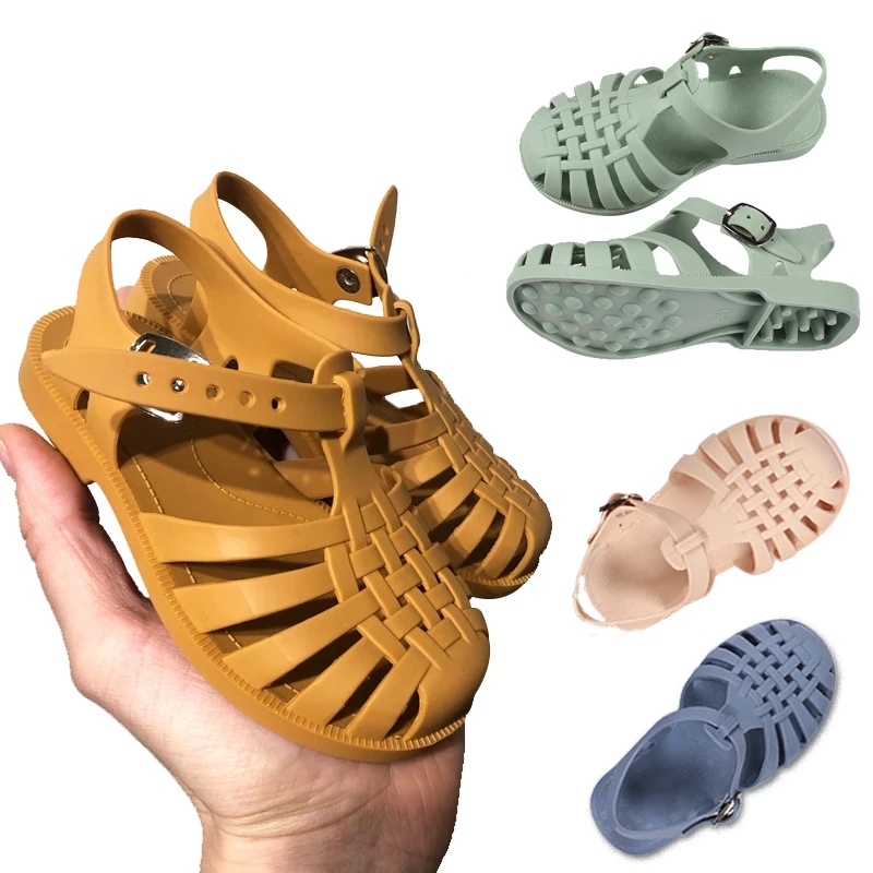 Summer Children Sandals Baby Girls Toddler Soft Non-slip Shoes Kids Jelly Beach Shoes Boys Sandals