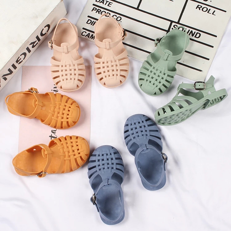Summer Children Sandals Baby Girls Toddler Soft Non-slip Shoes Kids Jelly Beach Shoes Boys Sandals