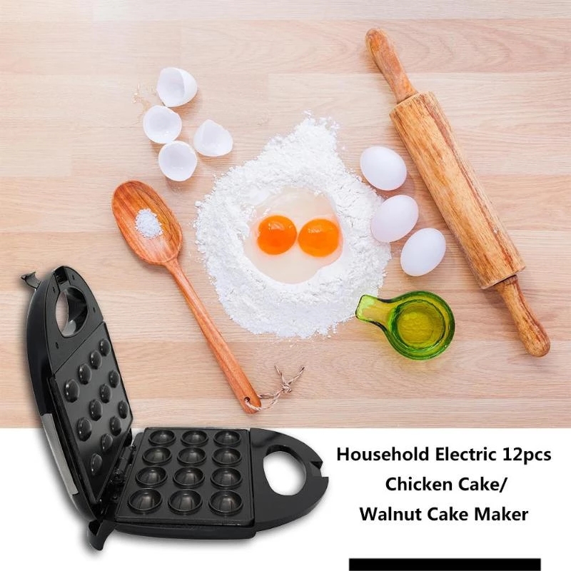 Household Electric Walnut Cake Maker Sandwich Breakfast Machine Sandwich Iron Toaster Baking Pan