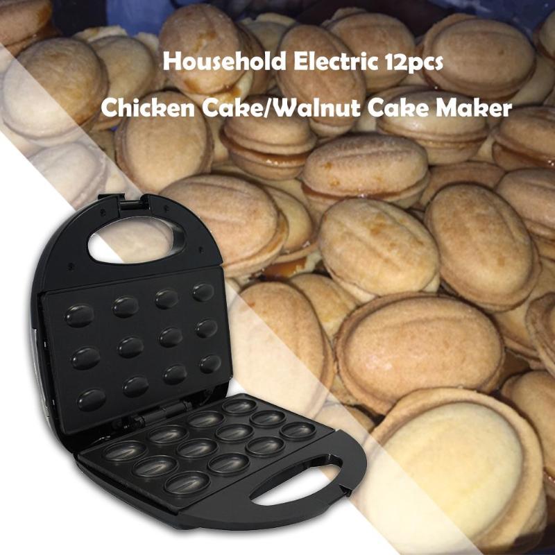 Household Electric Walnut Cake Maker Sandwich Breakfast Machine Sandwich Iron Toaster Baking Pan