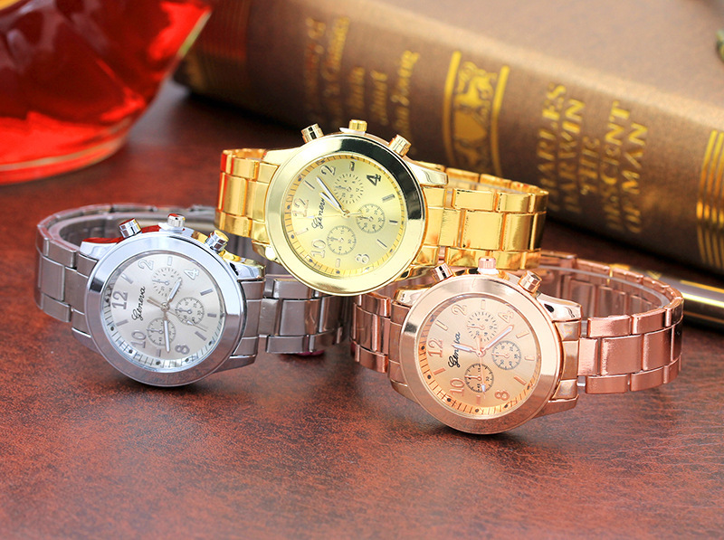 Luxury Ladies Casual Gold Watches Women&apos;s New Ideas Ladies Hands High-end Stainless Steel Strap