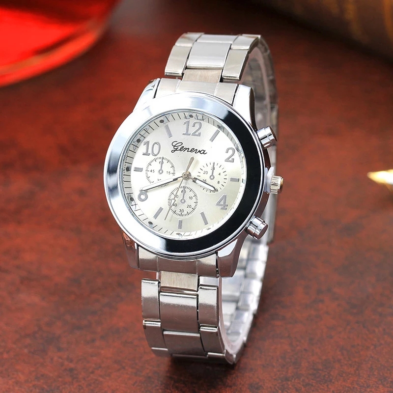 Luxury Ladies Casual Gold Watches Women&apos;s New Ideas Ladies Hands High-end Stainless Steel Strap