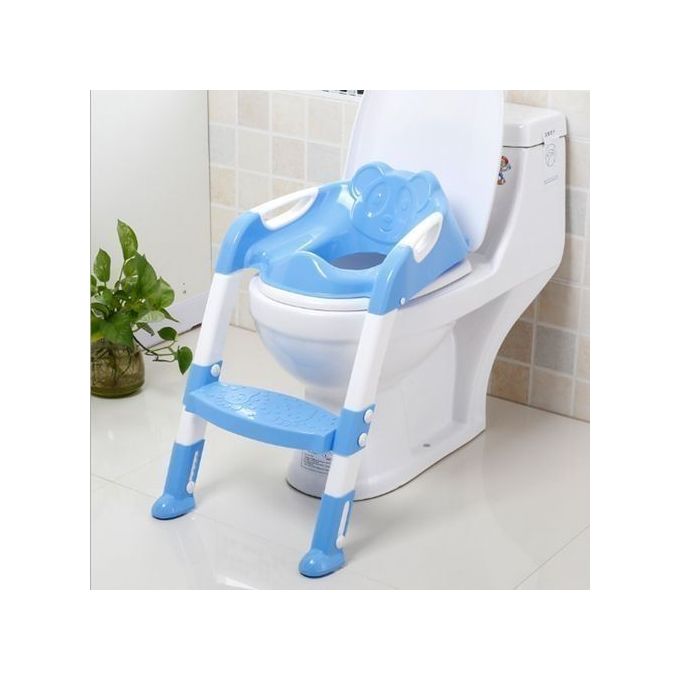 Generic NEW strong portable step ladder potty Seat (2-7 years)- Blue