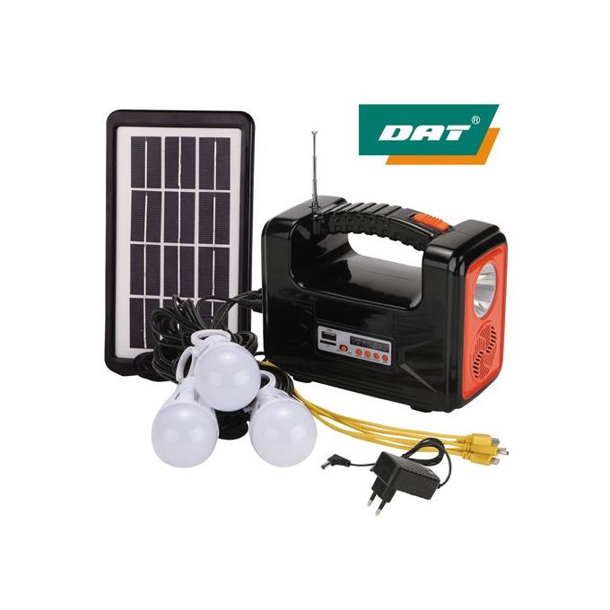Dat Home Solar Light DAT Light With Radio And USB 9011B