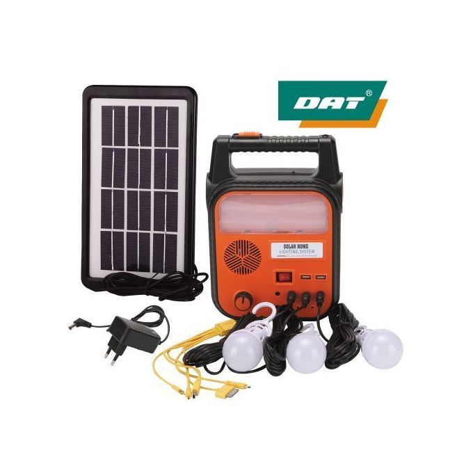 Dat 9012 B Solar Kit With FM Radio