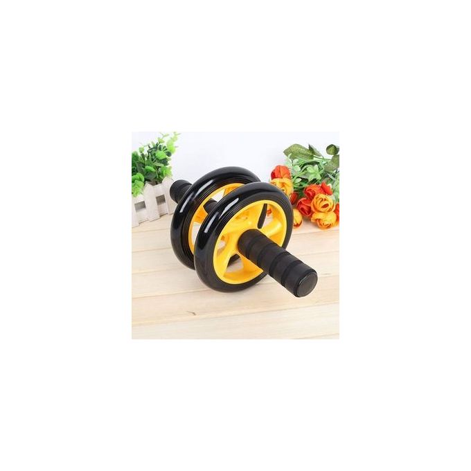 AB Wheel Double Wheel Fitness Abs Roller With FREE Mat