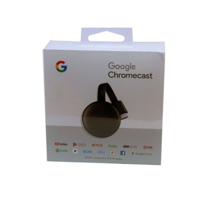 Google Chromecast 3rd Generation - Multimedia Streaming Device - Black