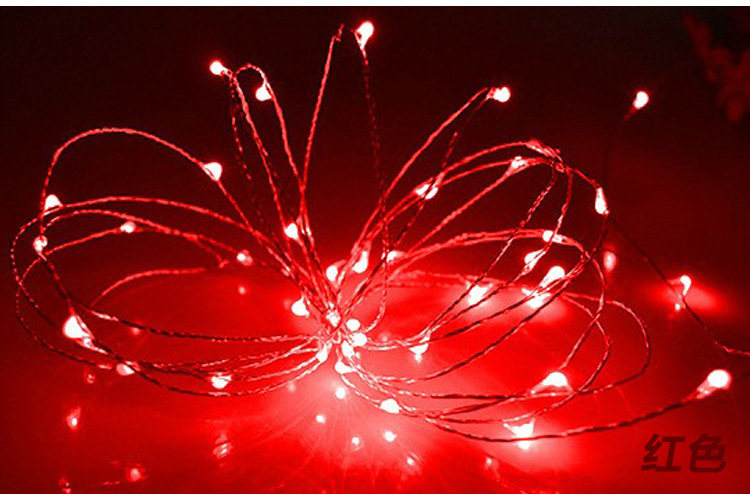 10 meters light string USB copper wire Christmas wedding party LED decorative lights