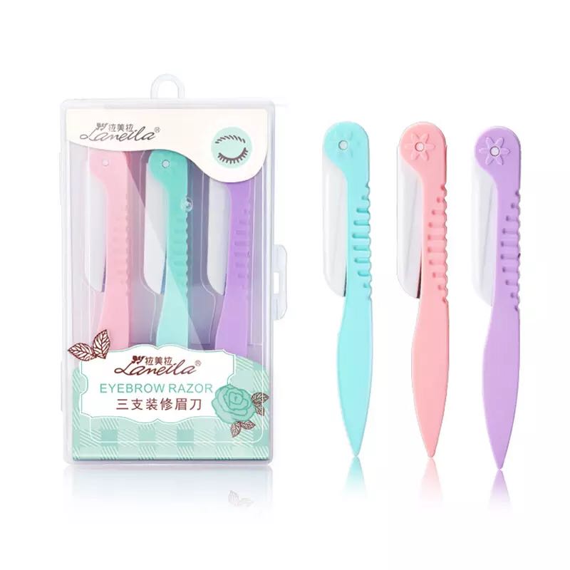 Beauty 3pcs eyebrow razor makeup eyebrow razor razor eyebrow razor