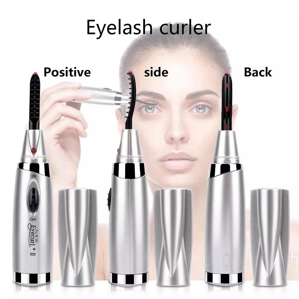 Electric heating eyelash curler eye makeup eyelash curler lasting beauty tool