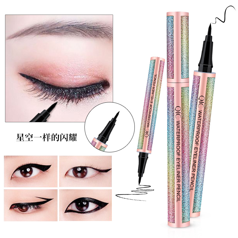Brand makeup star eyeliner waterproof anti - sweat non - dizzy eyeliner liquid