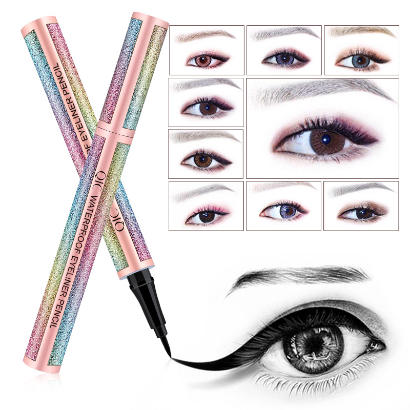 Brand makeup star eyeliner waterproof anti - sweat non - dizzy eyeliner liquid