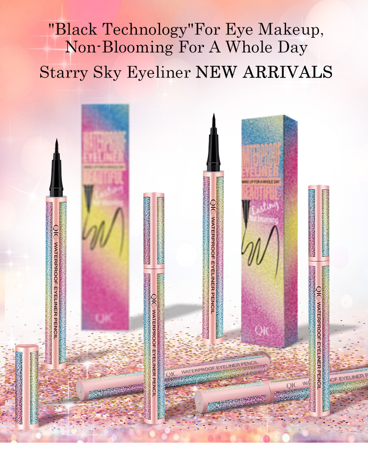 Brand makeup star eyeliner waterproof anti - sweat non - dizzy eyeliner liquid