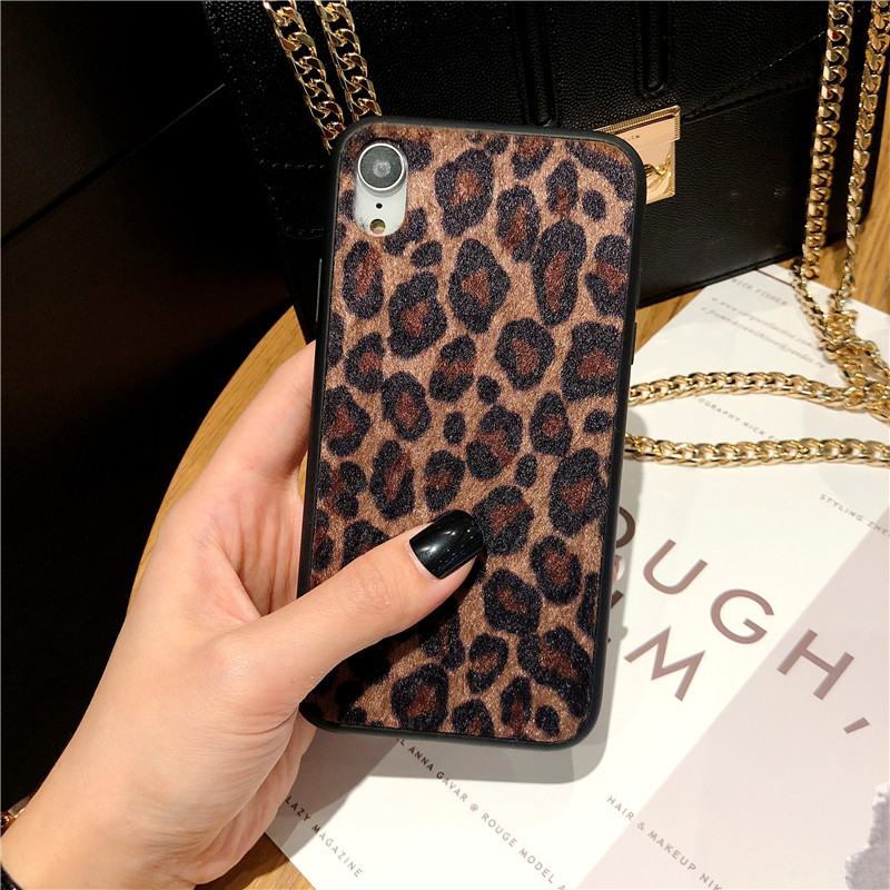 Phone Case For Samsung Case A40 A70 A71  S8 S9 S10 Note8/9 Back Cover Retro leopard print soft Cases