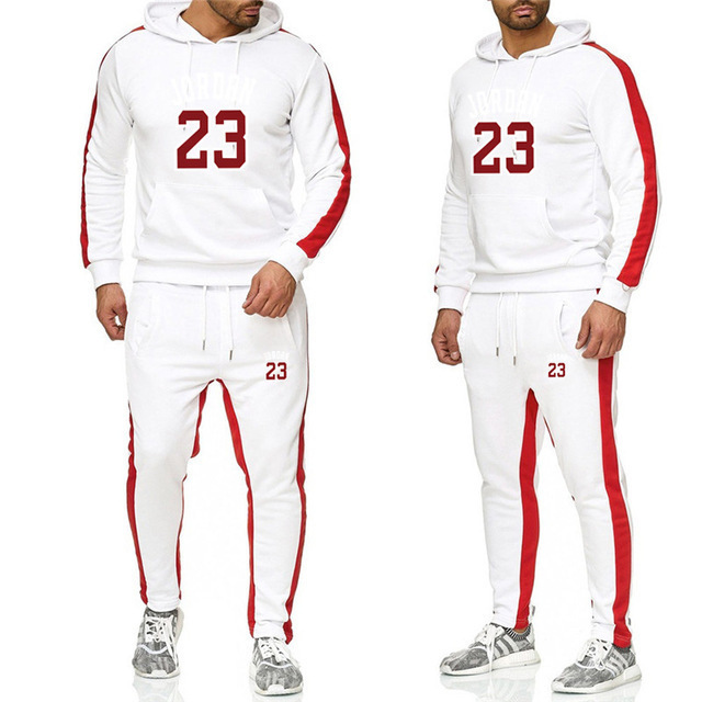 Fashion Mens Clothing Men Tracksuits Hoodie Two Pieces + Pants Sports Shirts Fall Winter Track suit