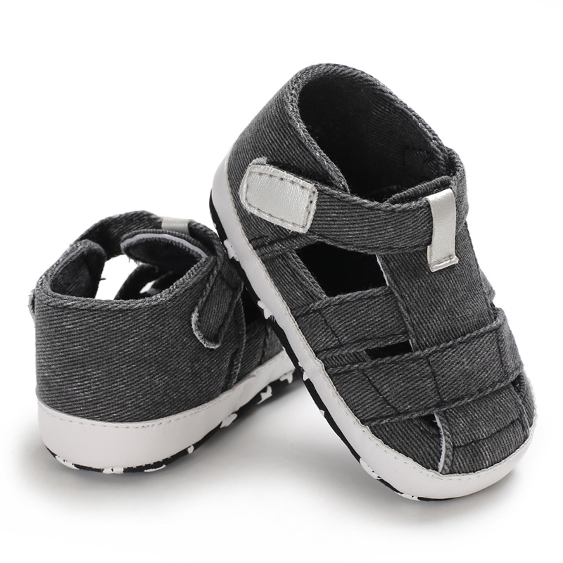 Kids Newborn Baby Boys Fashion Summer Soft Crib Shoes First Walker Anti Slip Sandals Shoe