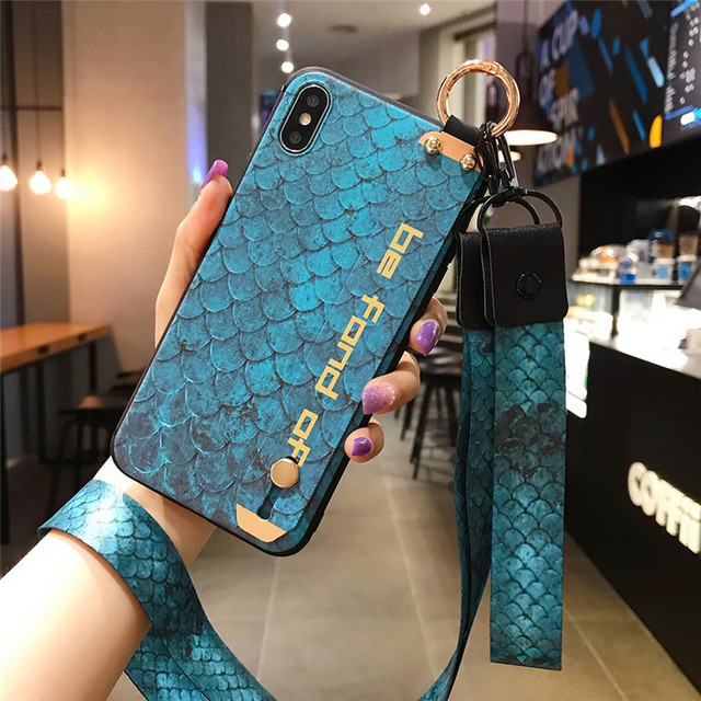 Case For Samsung Galaxy A50 A51 A71 A70 Note8 Note9 Note10 S8 S9 S10 Wrist Strap Phone Holder Case