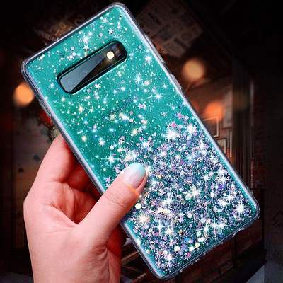Clear Glitter Case For Samsung  A51 A51 5G A50 A71  S20Ultra S10Plus Note 10 Lite Samsung A10S A40