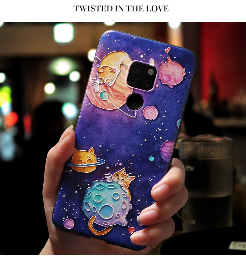 For Samsung Galaxy A51 A71 A50 A40 A70 S6 S8 S9 S10 S10Plus S20 Note8 Note9 Note10 3D Art Cases