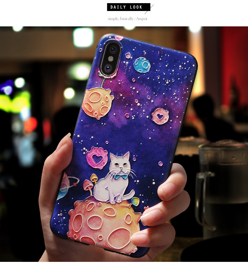 For Samsung Galaxy A51 A71 A50 A40 A70 S6 S8 S9 S10 S10Plus S20 Note8 Note9 Note10 3D Art Cases