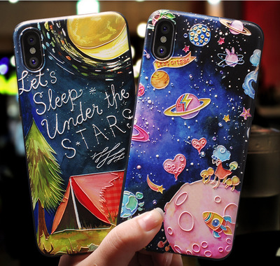 For Samsung Galaxy A51 A71 A50 A40 A70 S6 S8 S9 S10 S10Plus S20 Note8 Note9 Note10 3D Art Cases