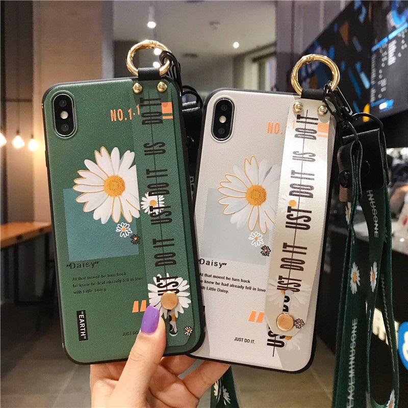 Case For Samsung Galaxy A50 A51 A71 A70 Note8 Note9 Note10 S8 S9 S10 Wrist Strap Phone Holder Case