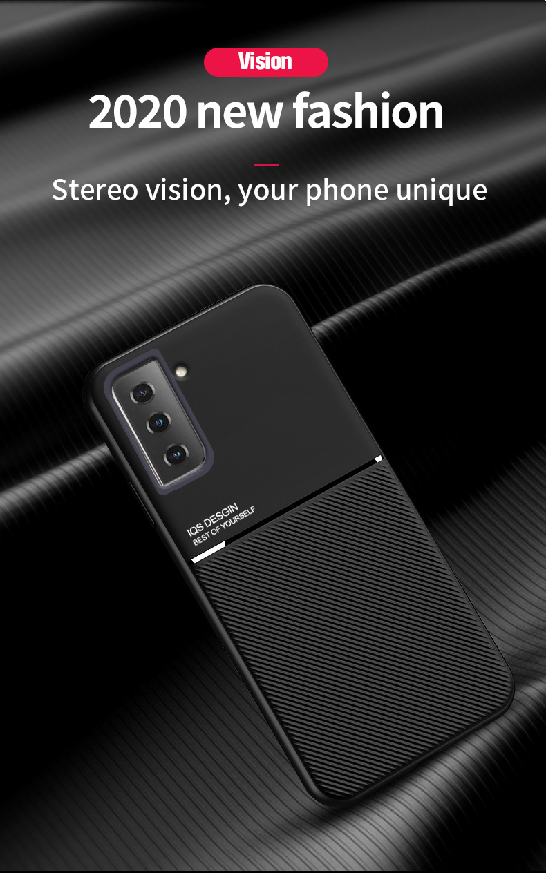 Luxury Leather Case For Samsung Galaxy S21 S20 Ultra S10 S9 Note 20 A70 A71 A51 Car Magnetic Cover
