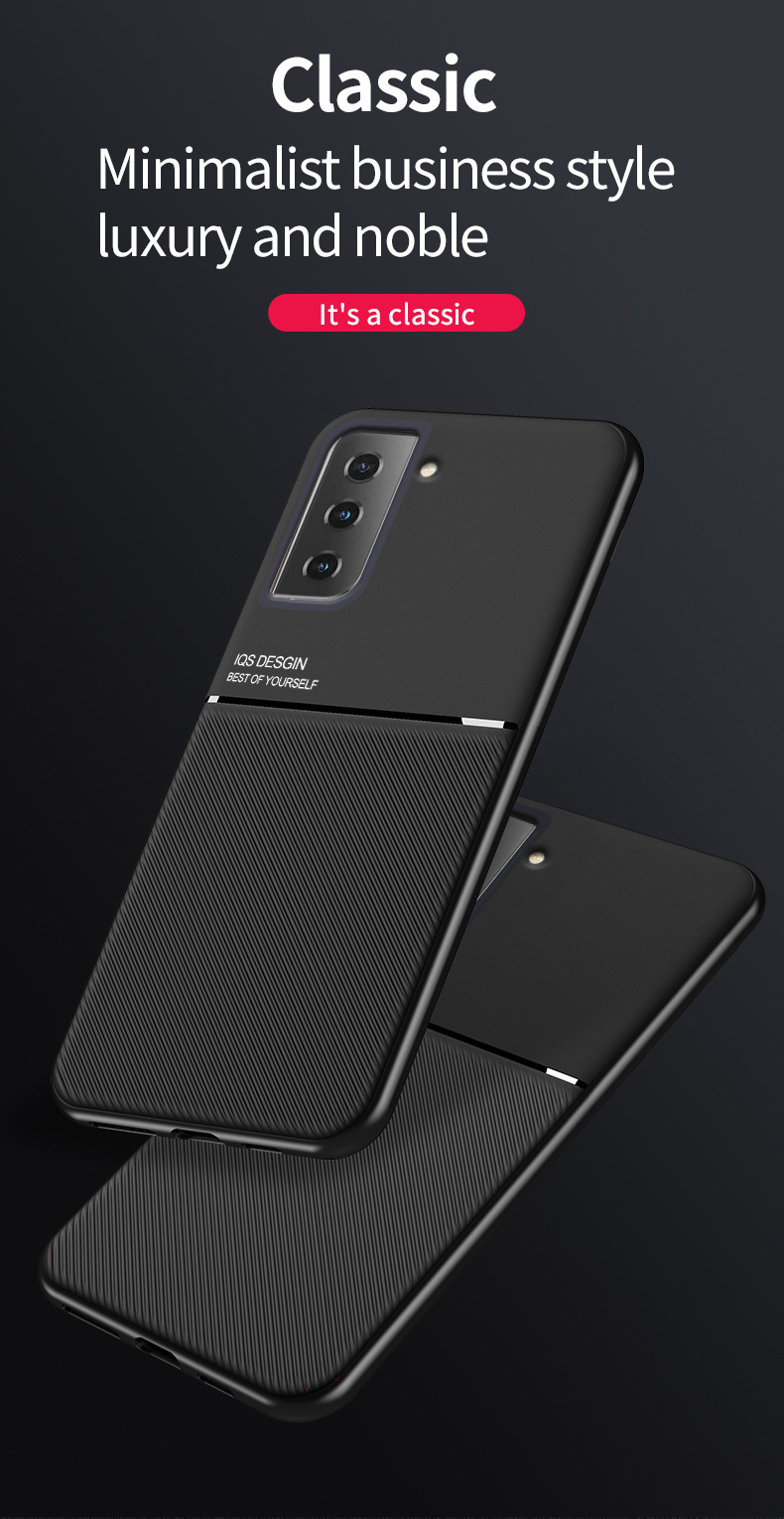 Luxury Leather Case For Samsung Galaxy S21 S20 Ultra S10 S9 Note 20 A70 A71 A51 Car Magnetic Cover