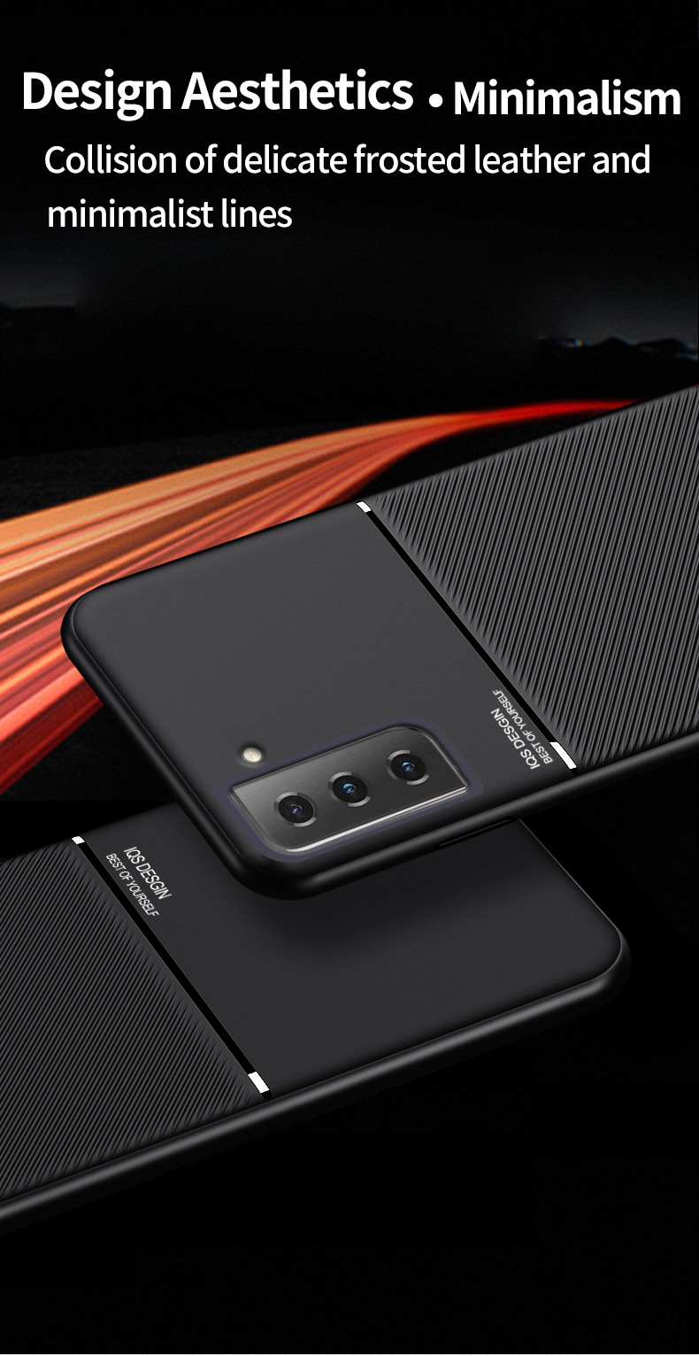 Luxury Leather Case For Samsung Galaxy S21 S20 Ultra S10 S9 Note 20 A70 A71 A51 Car Magnetic Cover