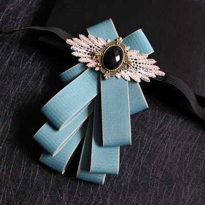 Men&apos;s Suit Bow Tie Collar Flower Dress Shirt Groom Groomsman Host Wedding Party Ceremony Multi-Layer