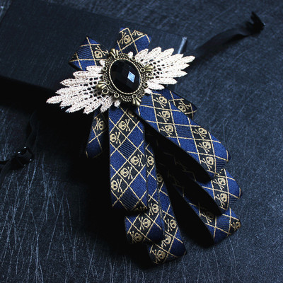 Men&apos;s Suit Bow Tie Collar Flower Dress Shirt Groom Groomsman Host Wedding Party Ceremony Multi-Layer