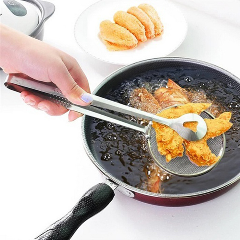 Creative Filtration Spoon Multi-functional Stainless Steel Frying Filter Fried Food Fry Fried