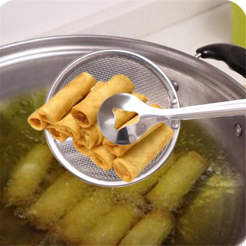 Creative Filtration Spoon Multi-functional Stainless Steel Frying Filter Fried Food Fry Fried