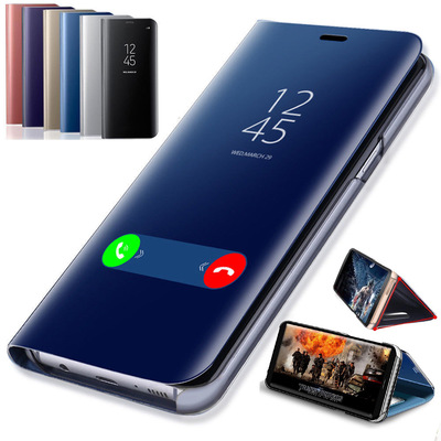 Mirror Flip Case For Samsung Galaxy A10 A30 A40 A50 A70  M30  S8 S9 Plus S10 Note 10 Pro 8 9 Cove